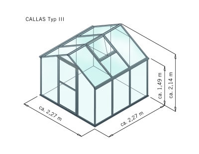 Gewächshaus Callas III