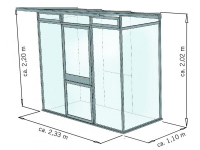 Gewächshaus Linea Typ l