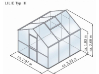 Gewächshaus Lilie Typ lll