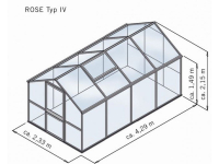 Gewächshaus Rose Typ lV