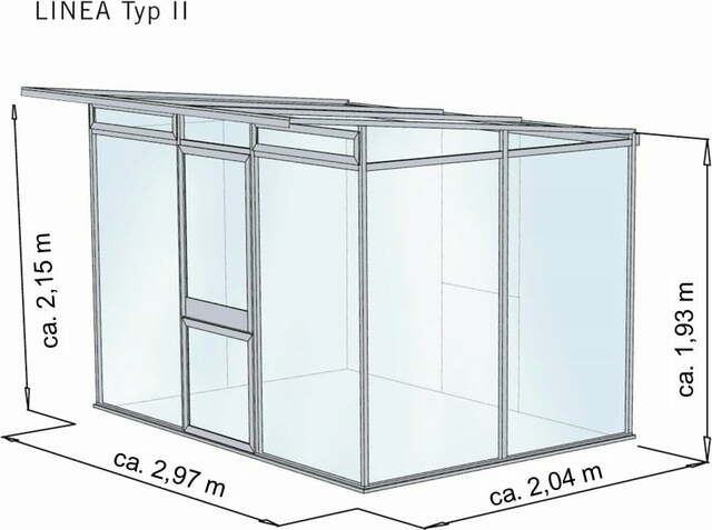 Botanicum gewaechshaus linea ii