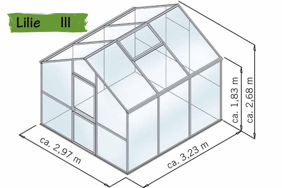 Grosses Treibhaus Lilie3 Skizze