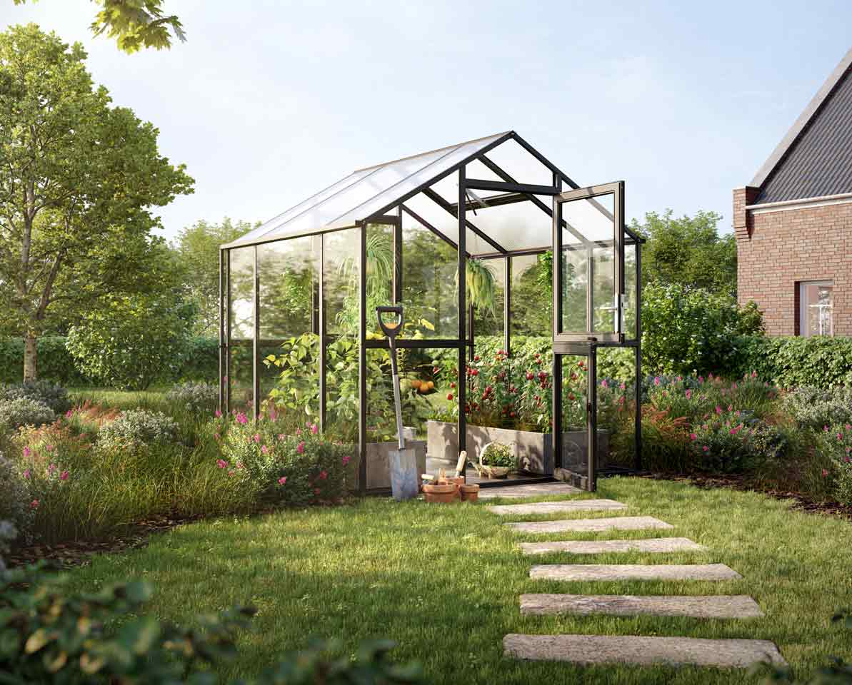 Glas Wintergarten Anthrazit Aptasia small